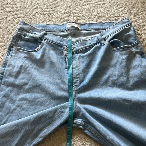 Abercrombie & Fitch The Dad High Rise With Criss-Cross Waistband 34/18s - Picture 12 of 17
